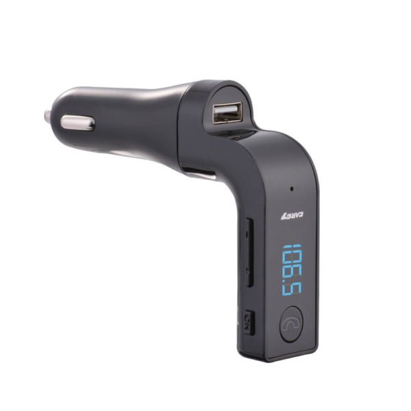 CARG7 Transmisor FM Bluetooth Cargador de coche USB para todos los dispositivos Android e iOS